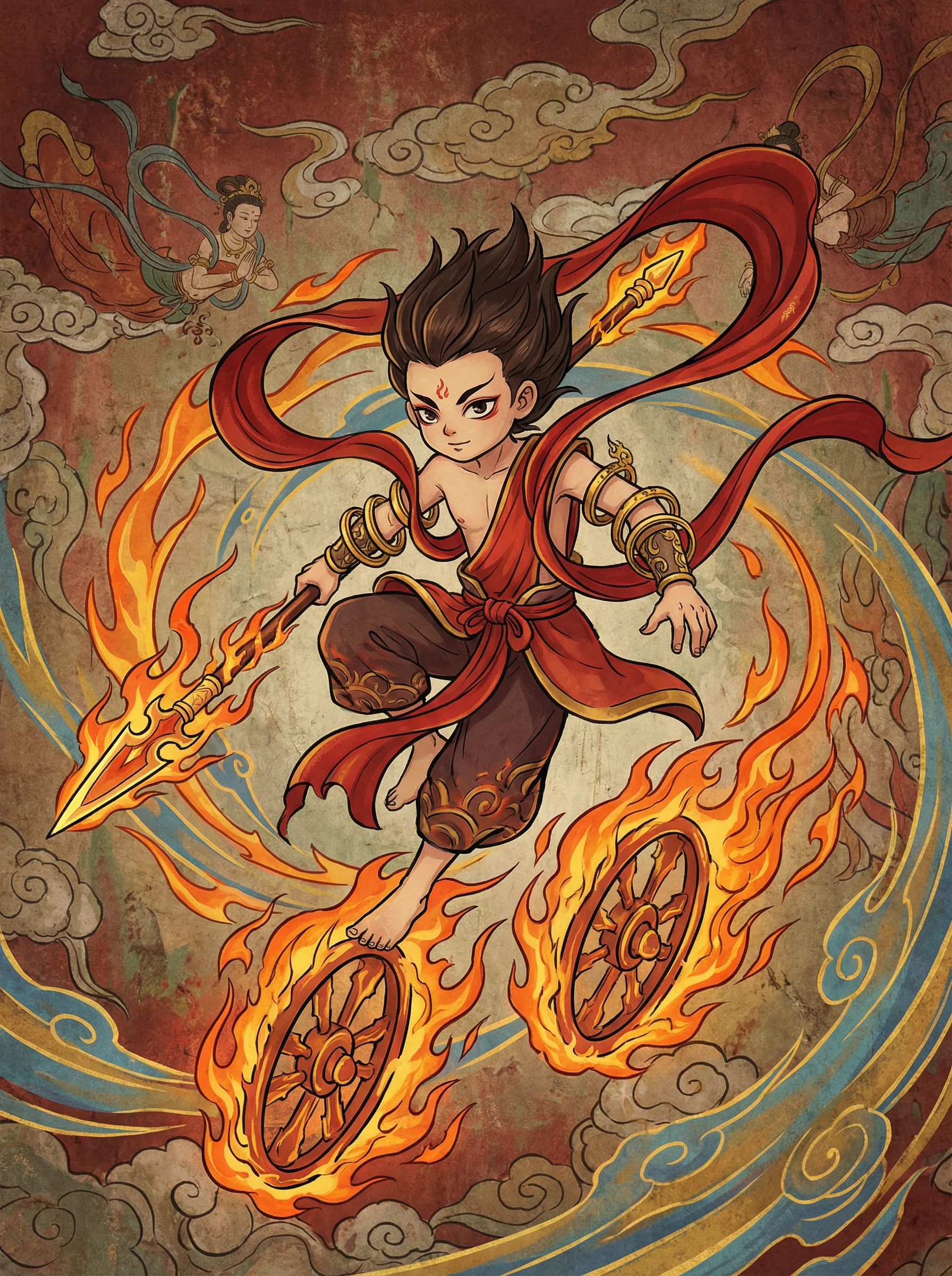 哪吒 - 一杆钢枪合集 封神榜阐教动漫角色